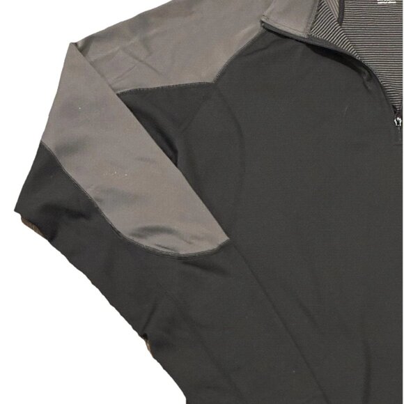 🔥 The North Face Men’s Quarter Zip Jacket – Black – XL – FlashDry® – EXCELLENT - Picture 4 of 8